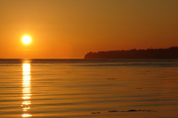 Beautiful sunset in Birch Bay
